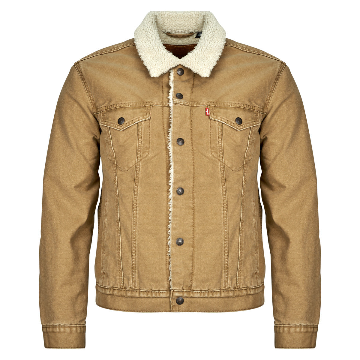 Giacca in jeans Uomo Levis  TYPE 3 SHERPA TRUCKER  Beige