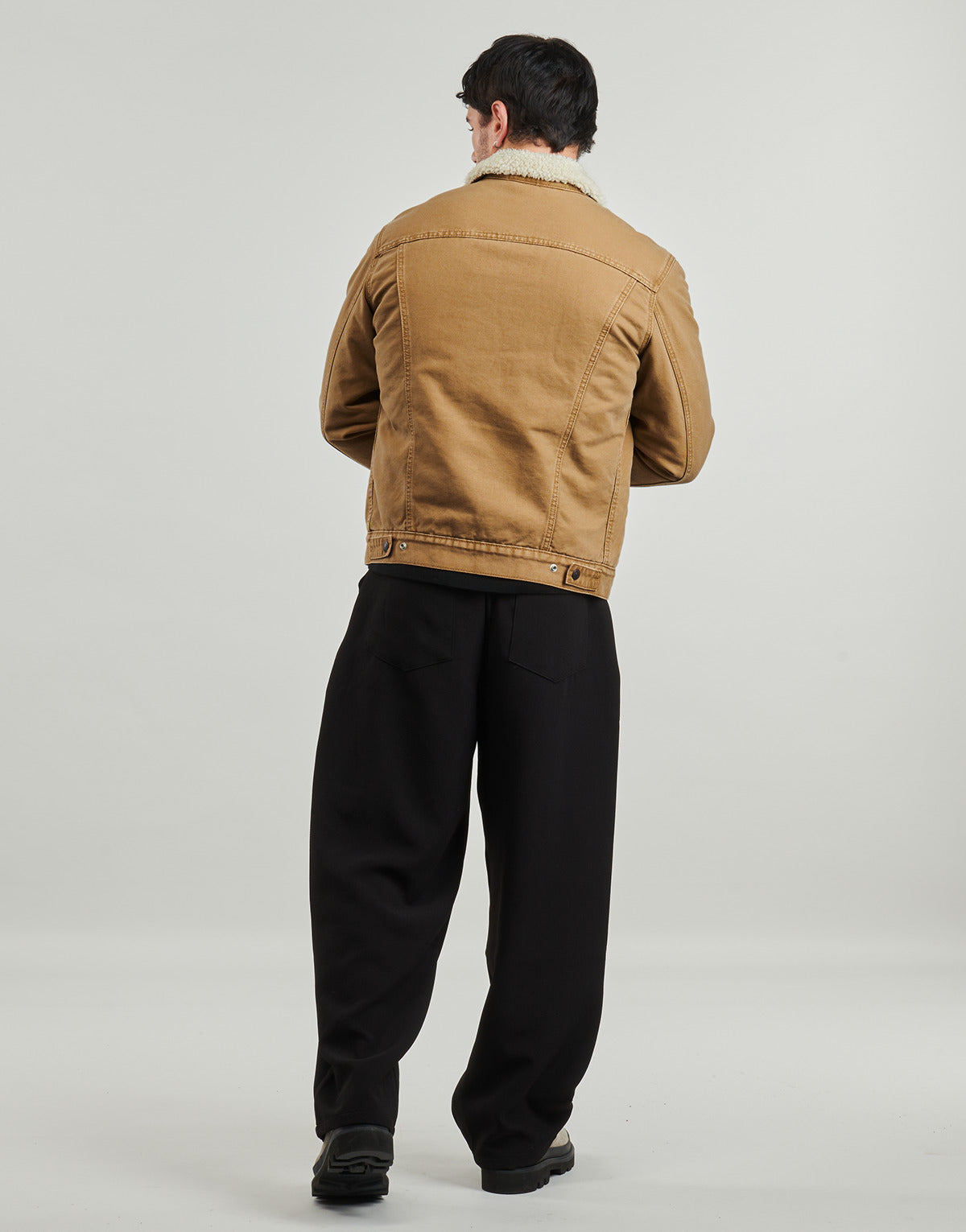 Giacca in jeans Uomo Levis  TYPE 3 SHERPA TRUCKER  Beige