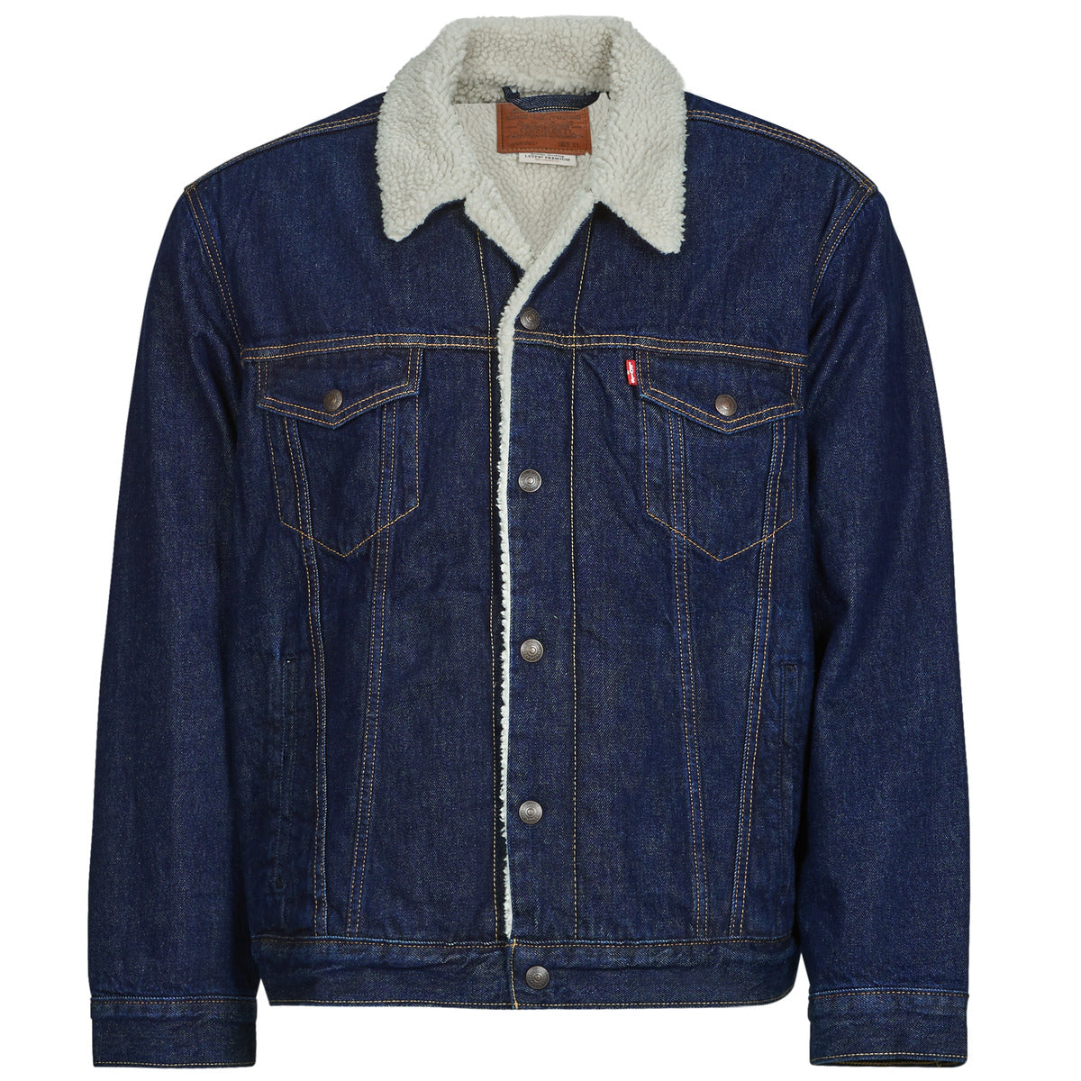 Giacca in jeans Uomo Levis  TYPE 3 SHERPA TRUCKER  Marine