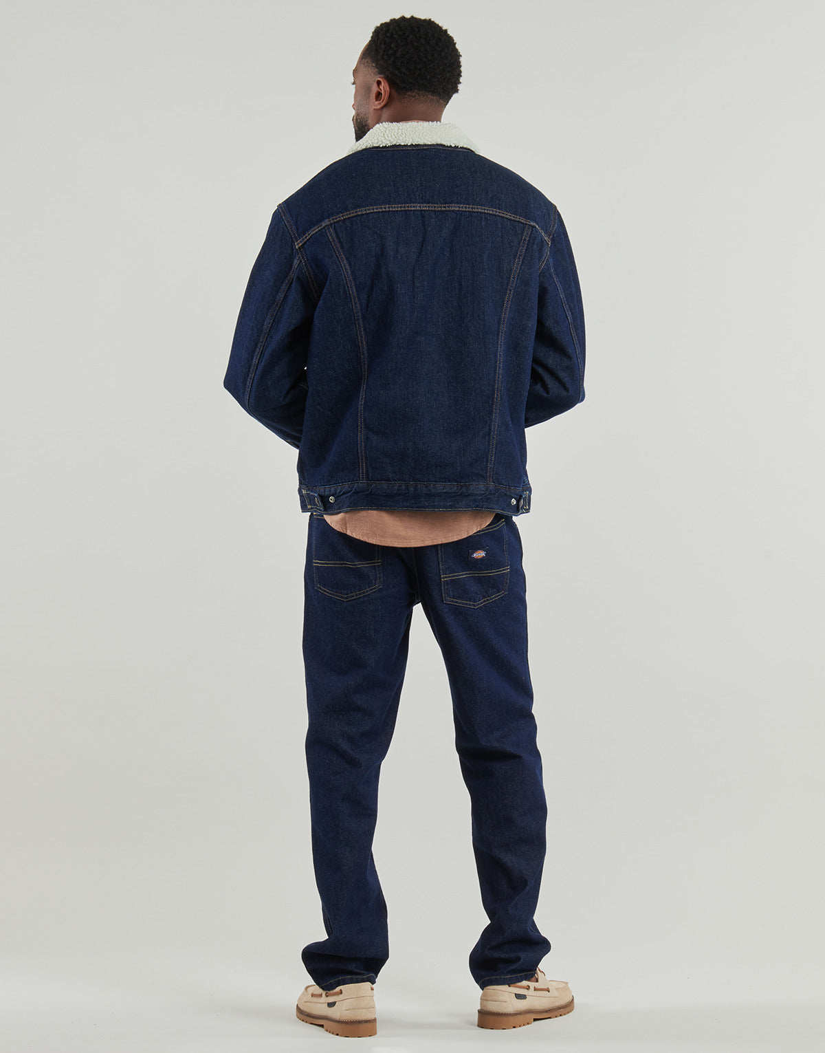 Giacca in jeans Uomo Levis  TYPE 3 SHERPA TRUCKER  Marine