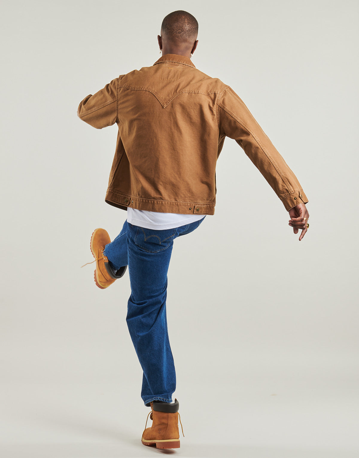 Giacca in jeans Uomo Levis  WESTERN SHORTHORN TRK  Marrone