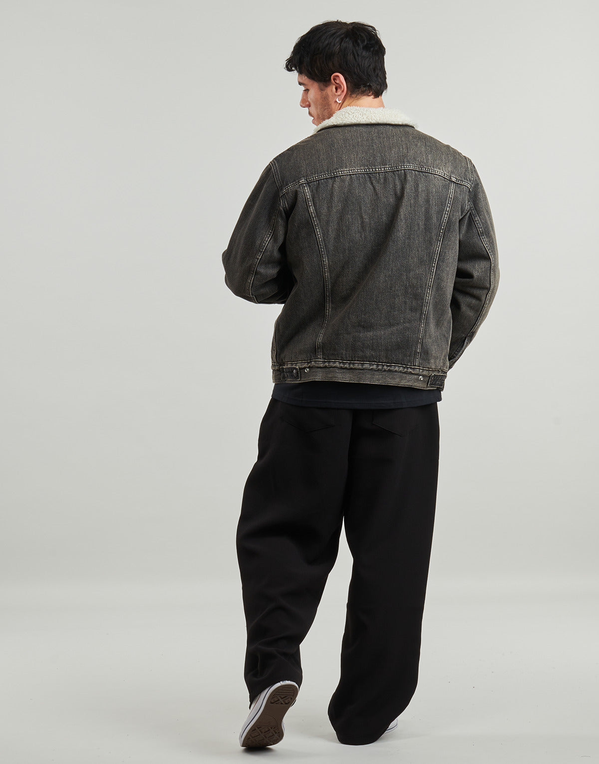 Giacca in jeans Uomo Levis  RELAXED FIT SHERPA TRKR  Nero