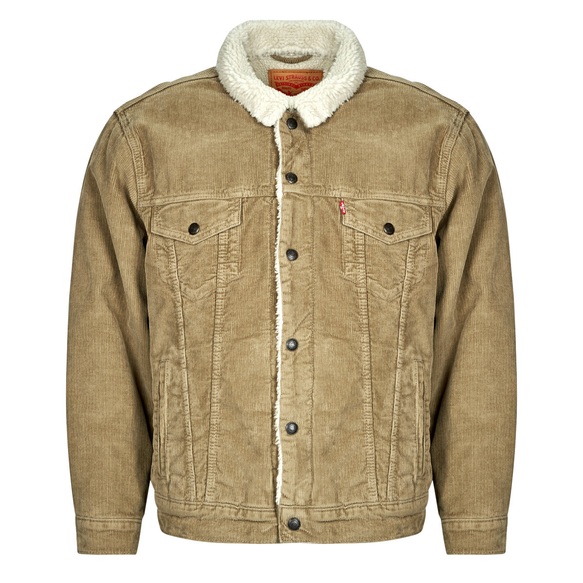 Giacca in jeans Uomo Levis  RELAXED FIT SHERPA TRKR  Beige