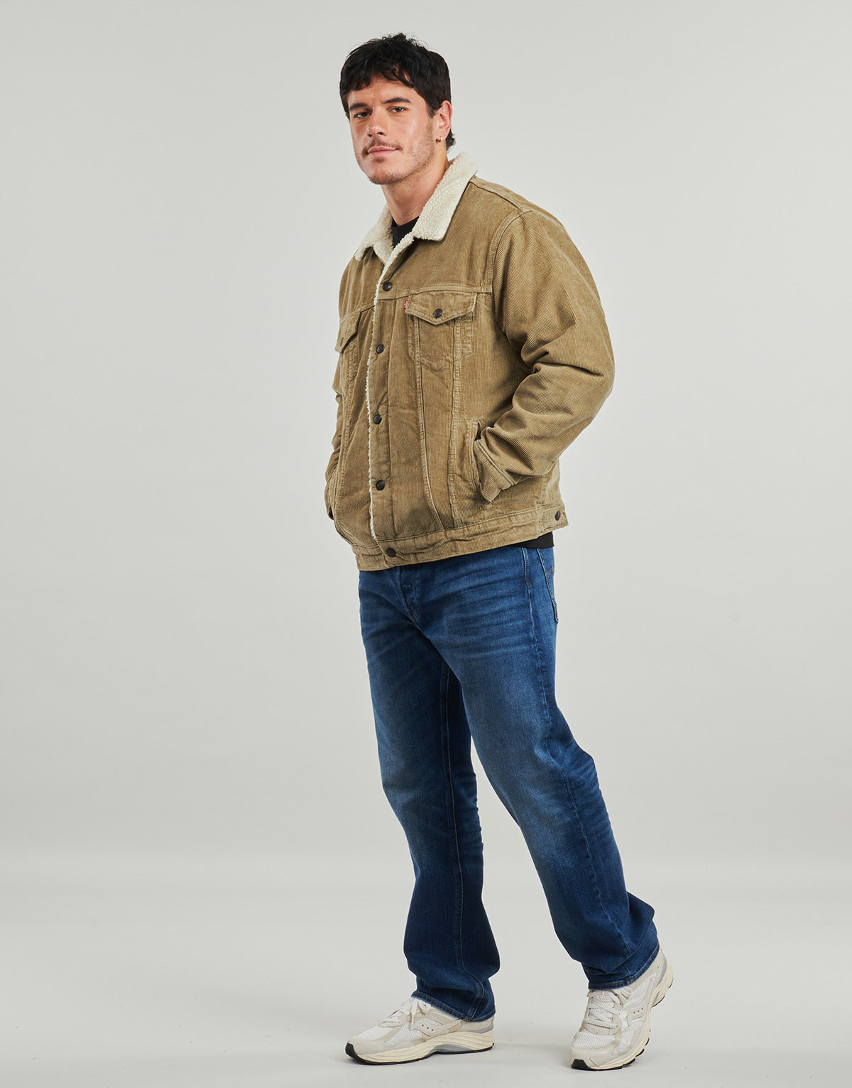 Giacca in jeans Uomo Levis  RELAXED FIT SHERPA TRKR  Beige