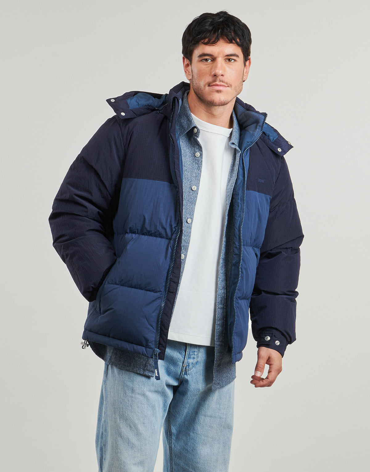 Piumino Uomo Levis  ROCKRIDGE SHORT PUFFER  Blu