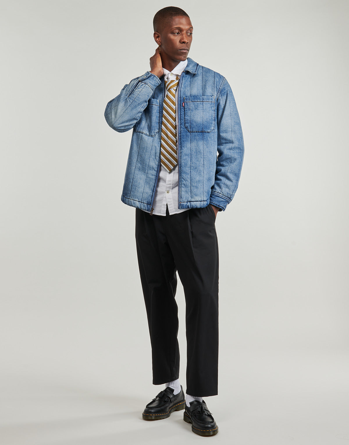 Giacca in jeans Uomo Levis  KYREN OVERSHIRT  Blu