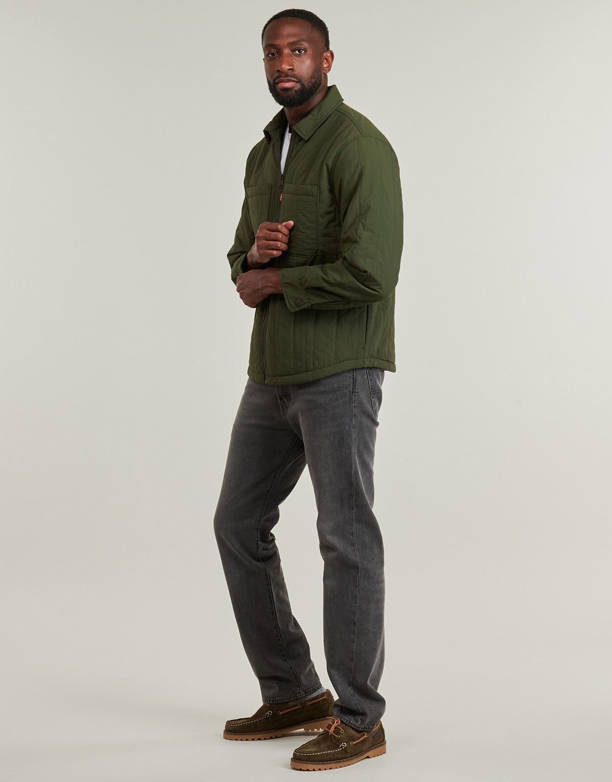 Giubbotto Uomo Levis  KYREN OVERSHIRT  Kaki