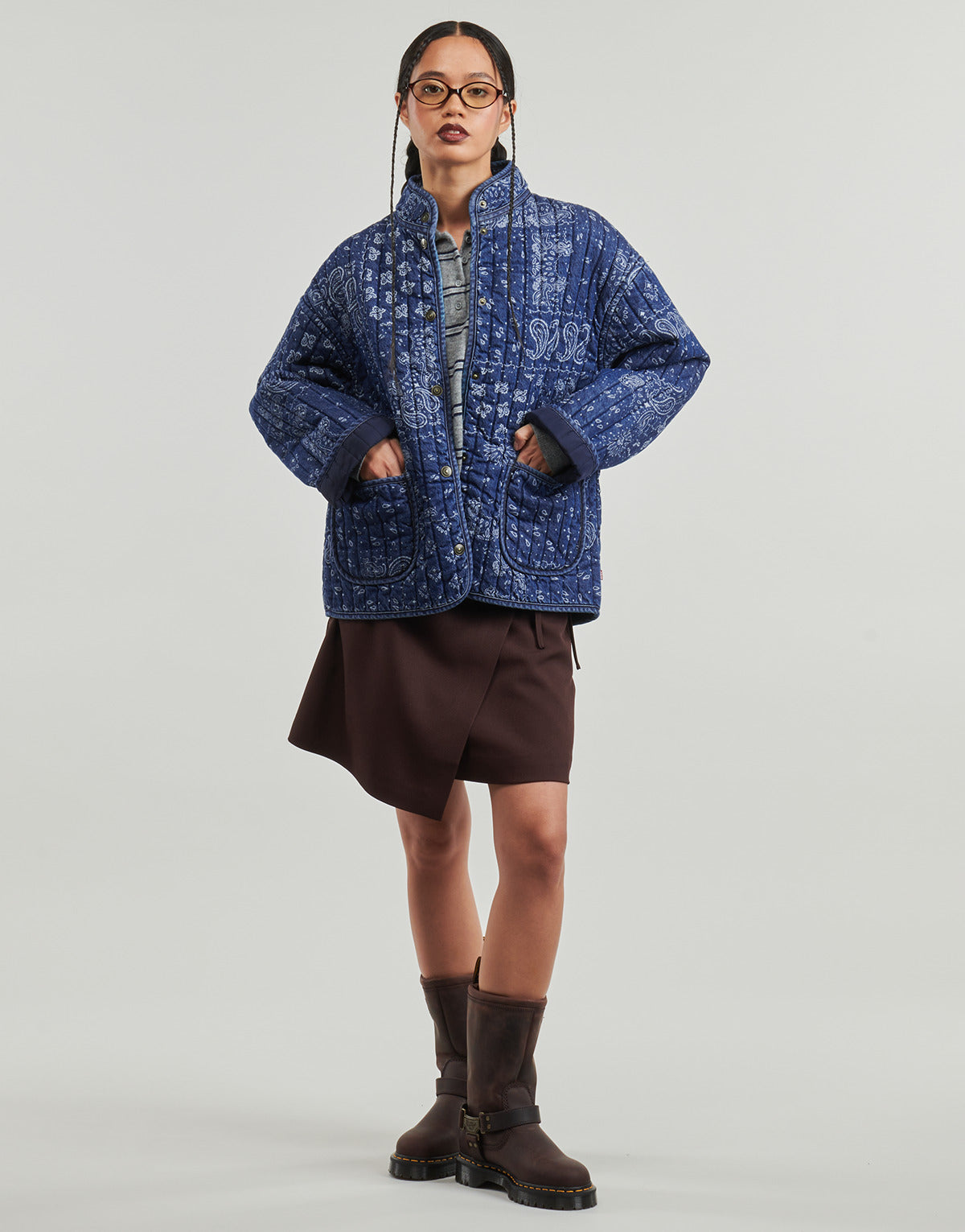 Giacca in jeans Donna Levis  LOTTIE LINER  JACKET  Blu