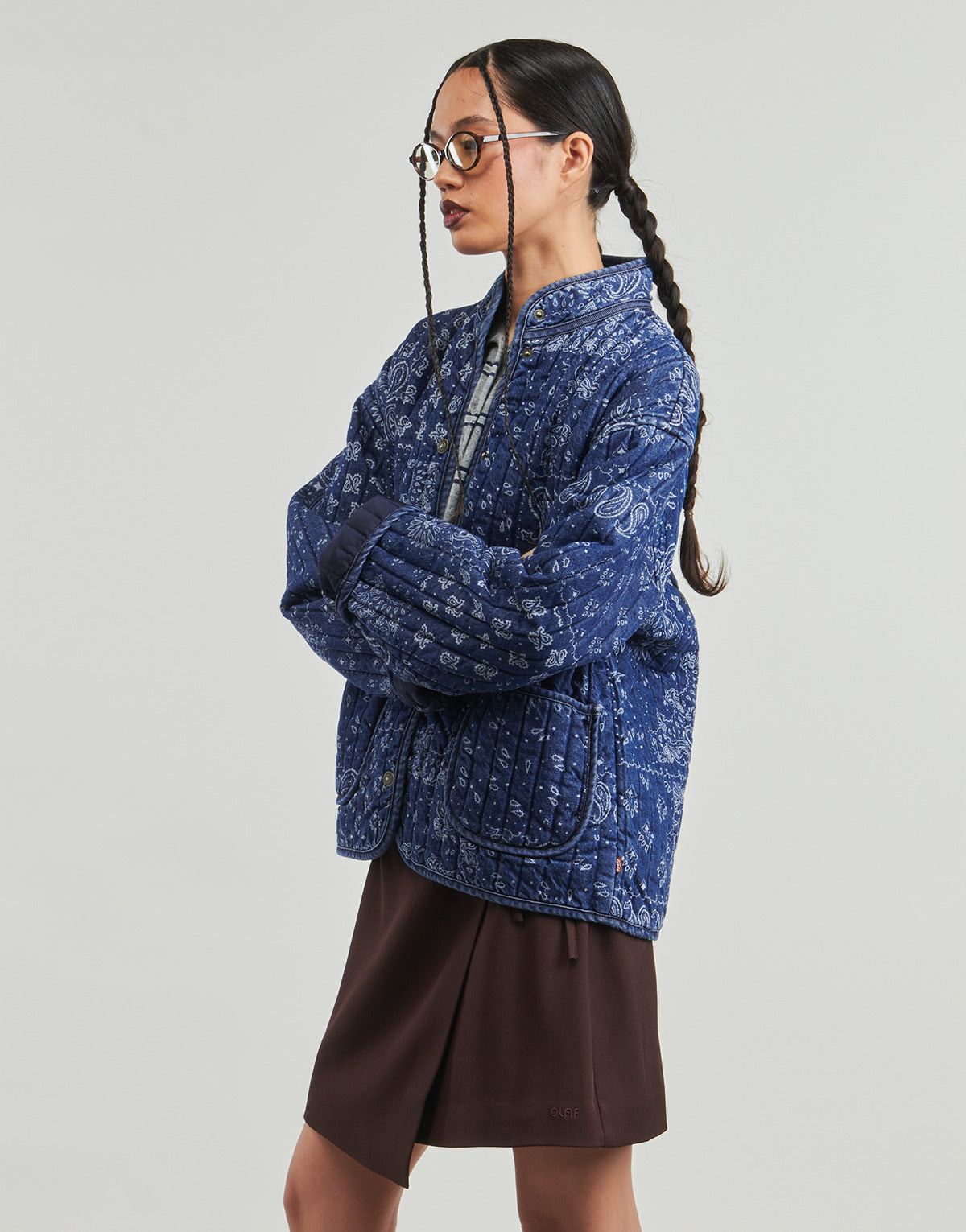 Giacca in jeans Donna Levis  LOTTIE LINER  JACKET  Blu