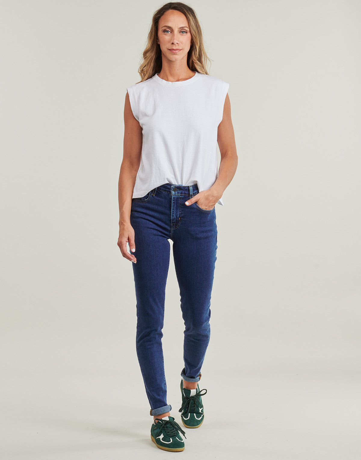 Jeans skynny Donna Levis  721 HIGH RISE SKINNY  Blu