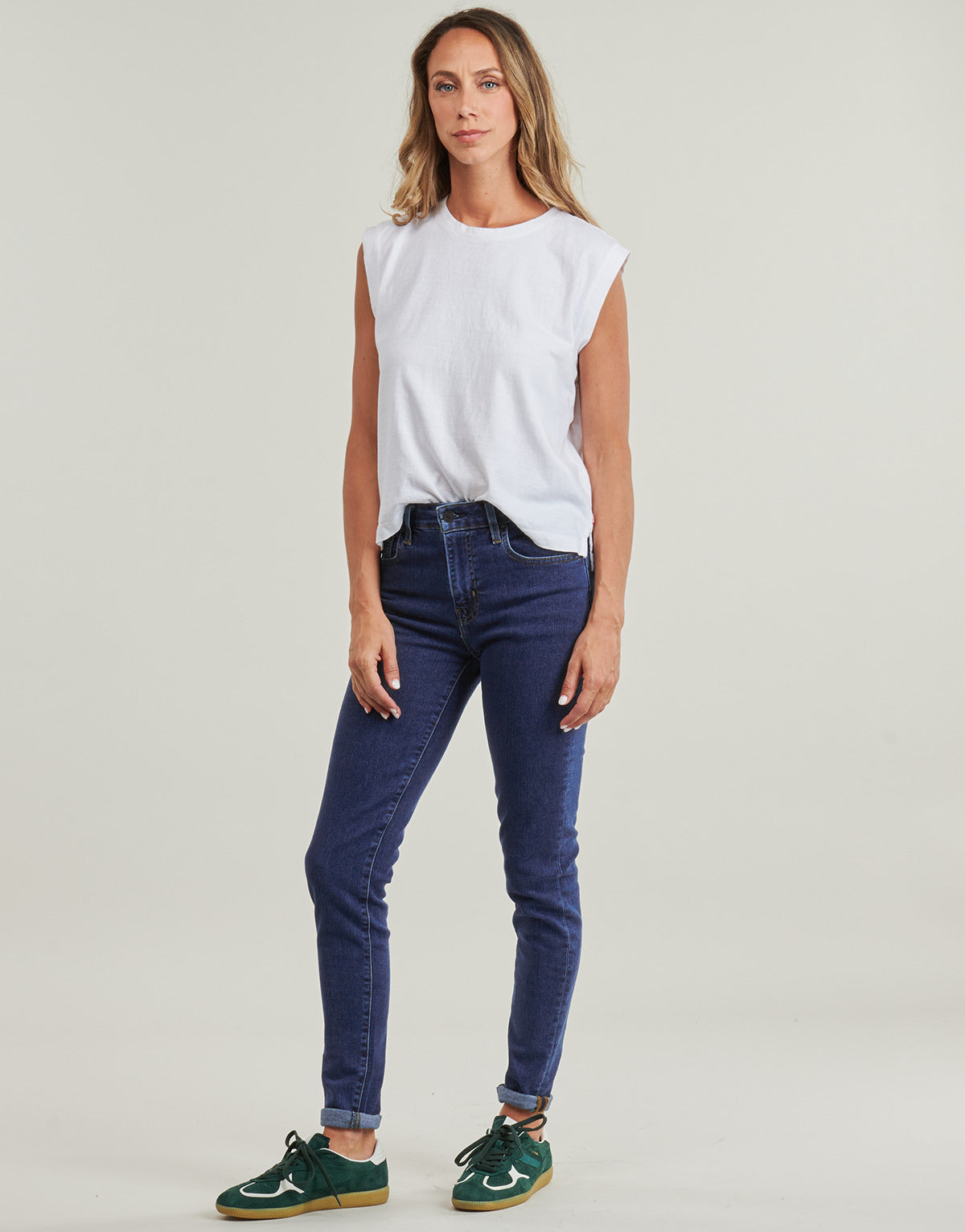 Jeans skynny Donna Levis  721 HIGH RISE SKINNY  Blu