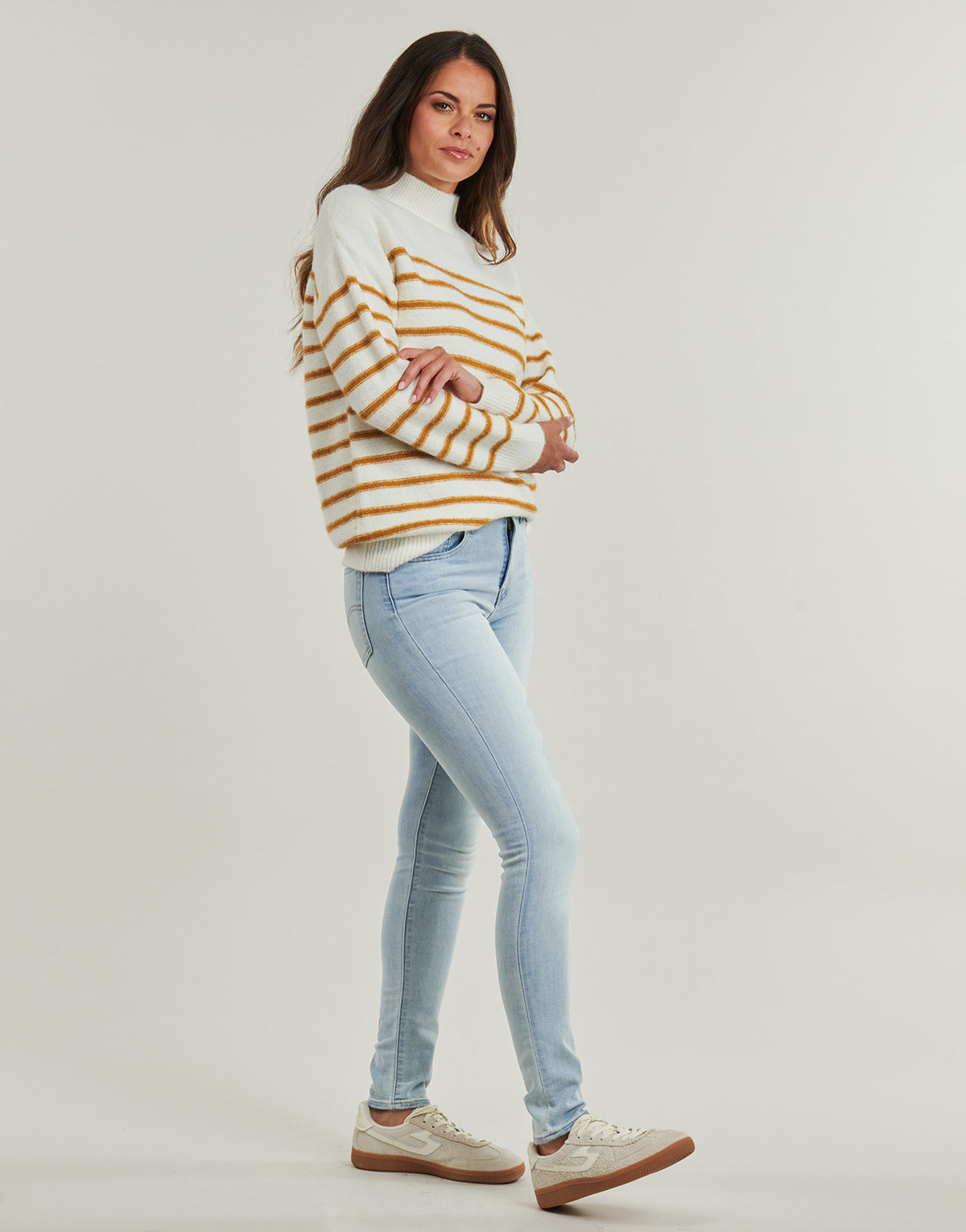 Jeans skynny Donna Levis  721 HIGH RISE SKINNY  Blu