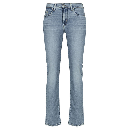 Jeans Donna Levis  724 HIGH RISE STRAIGHT  Blu