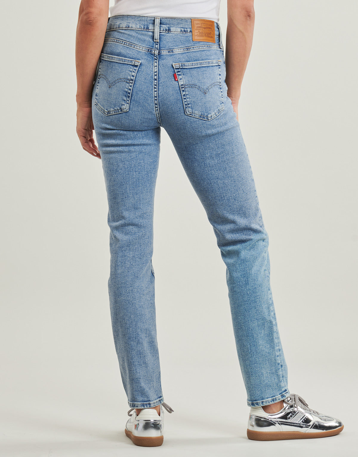Jeans Donna Levis  724 HIGH RISE STRAIGHT  Blu