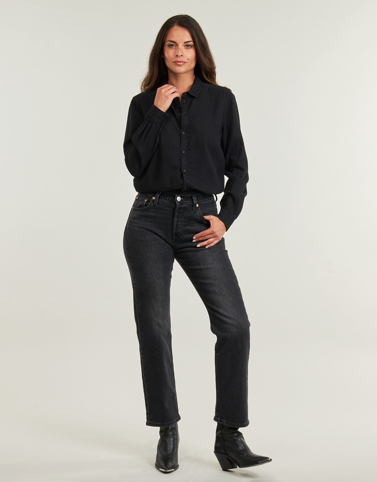 Jeans Donna Levis  501® CURVE  Nero