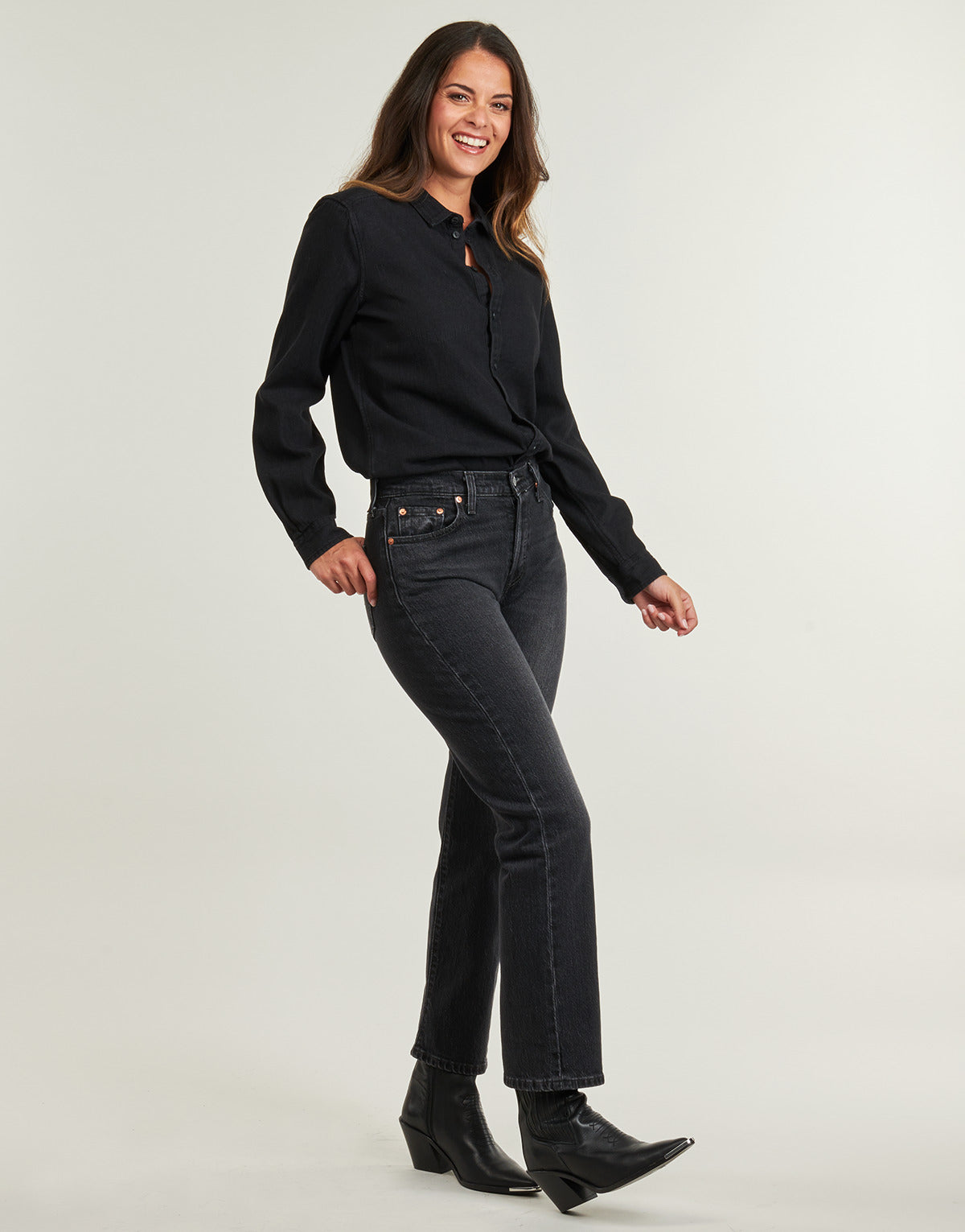 Jeans Donna Levis  501® CURVE  Nero