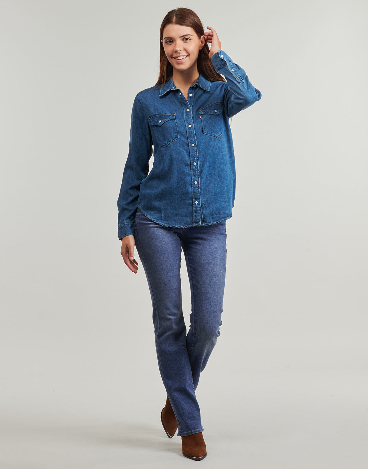 Jeans Bootcut Donna Levis  725 HIGH RISE BOOTCUT  Blu