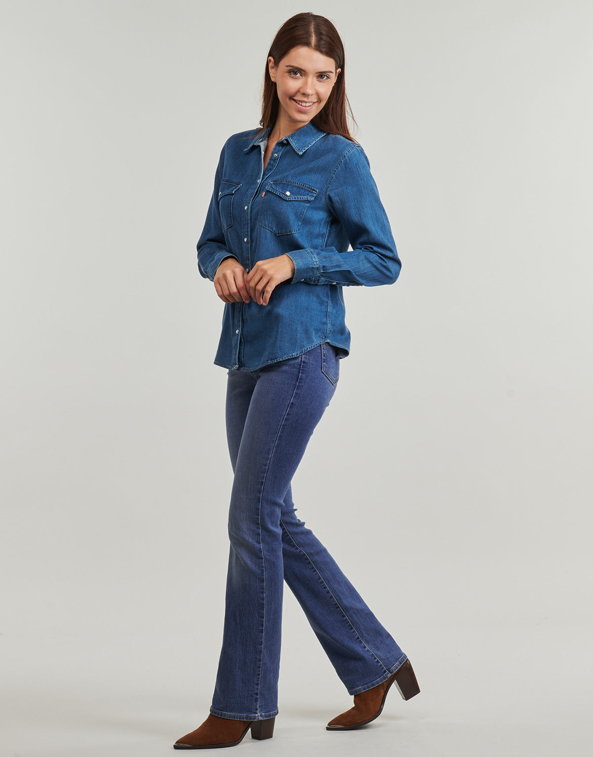 Jeans Bootcut Donna Levis  725 HIGH RISE BOOTCUT  Blu