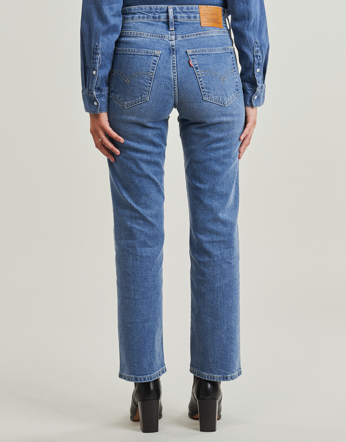 Jeans Bootcut Donna Levis 725 AUTHENTIC KICK BOOT Blu