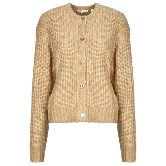 Gilet / Cardigan Donna Levis  LUNA SHELL BUTTON CARDI  Beige