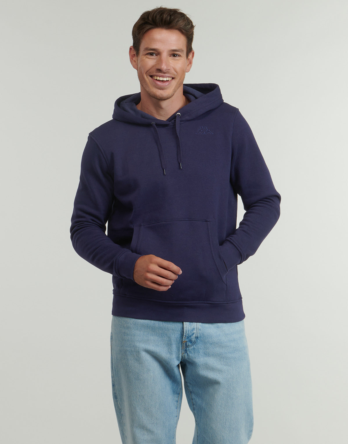 Felpa Uomo Kappa  ZAMY  Nero