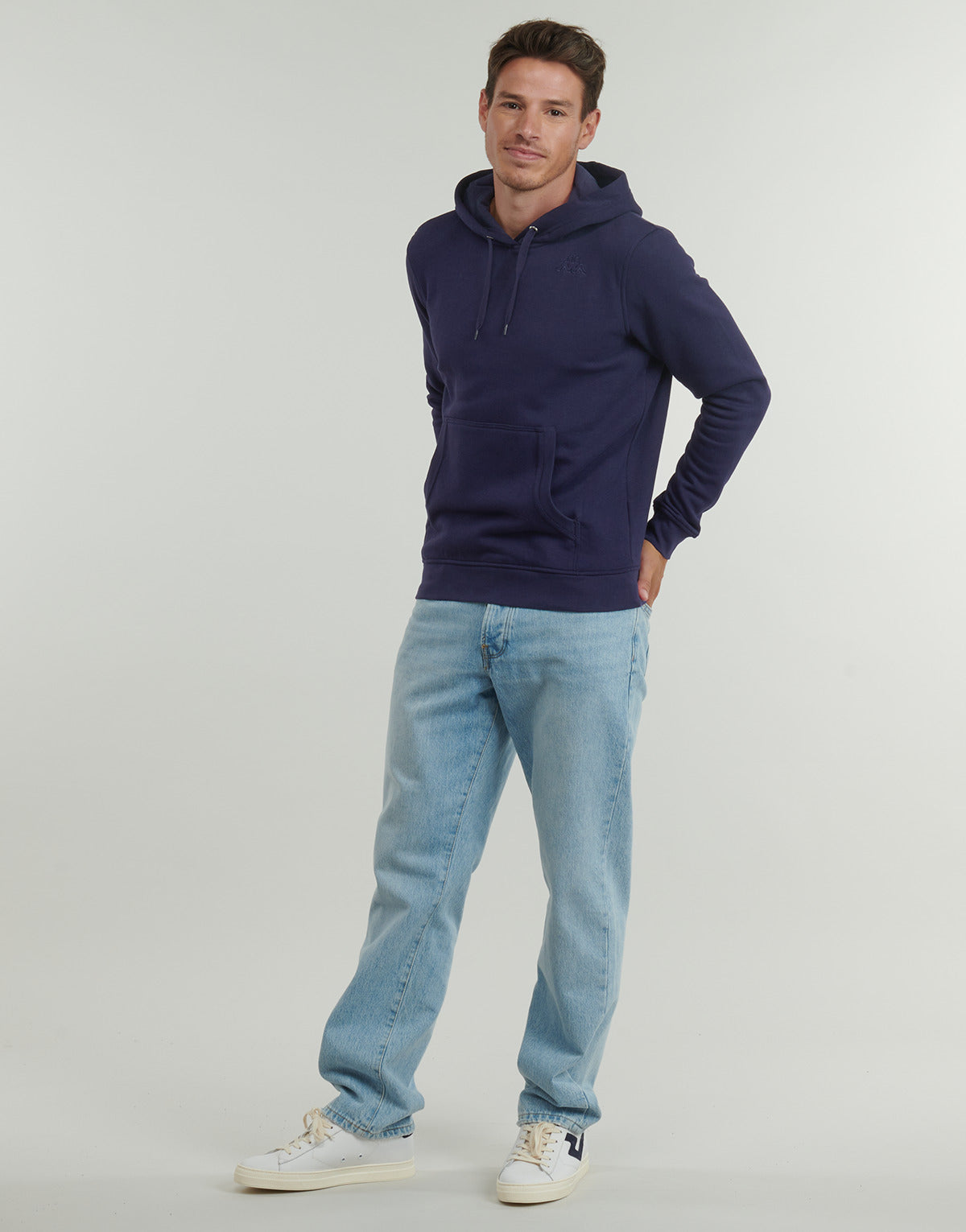 Felpa Uomo Kappa  ZAMY  Nero