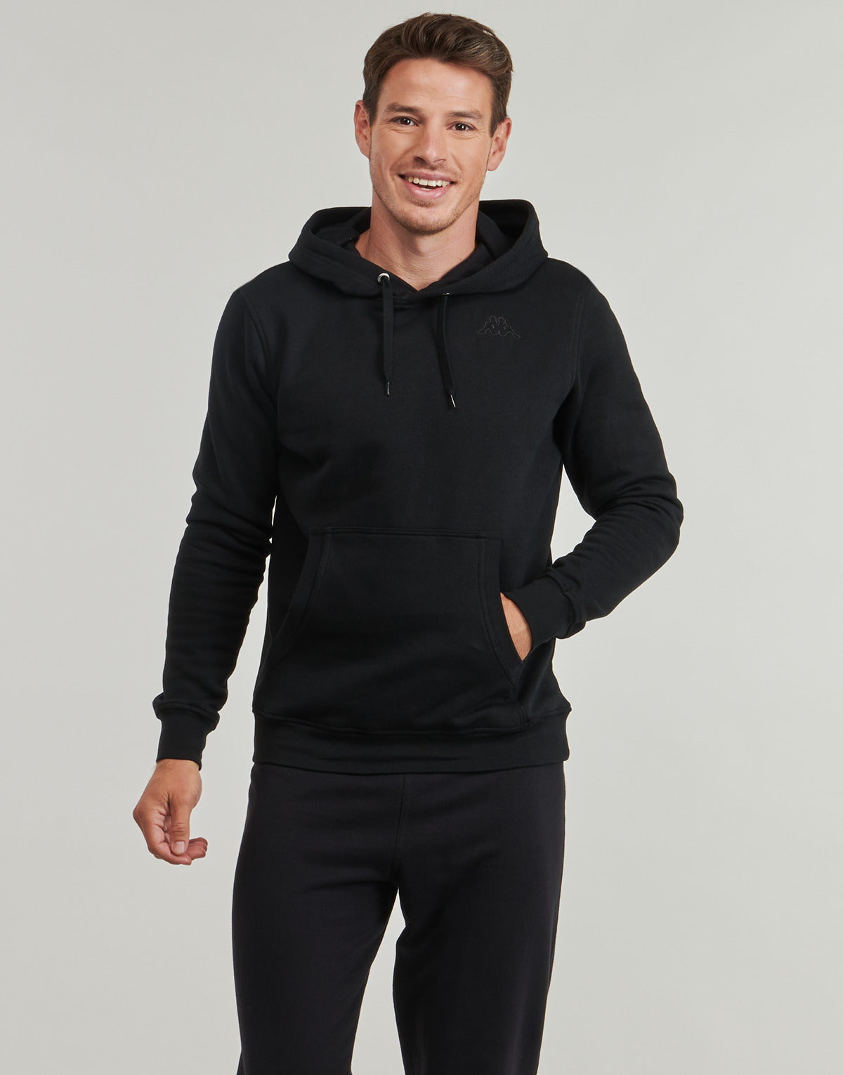 Felpa Uomo Kappa  ZAMY  Bianco