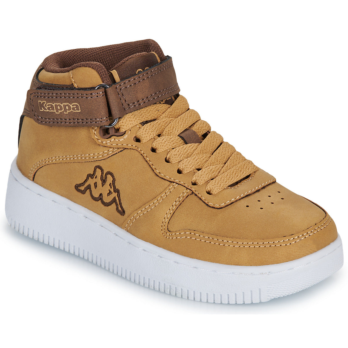 Scarpe bambini ragazzo Kappa  LOGO MASERTA 4 MD KID  Beige