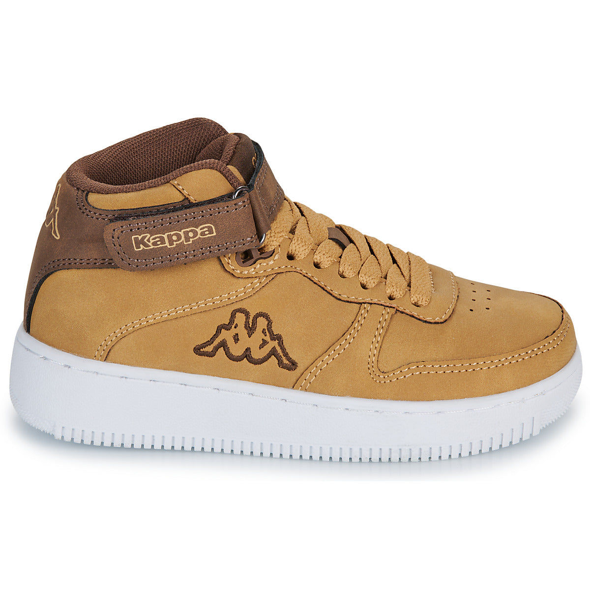 Scarpe bambini ragazzo Kappa  LOGO MASERTA 4 MD KID  Beige