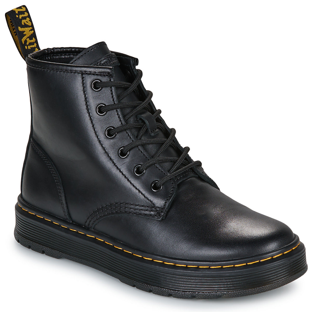 Stivaletti Uomo Dr. Martens  Brookline Chukka 6 Eye Boot Black Lusso  Nero
