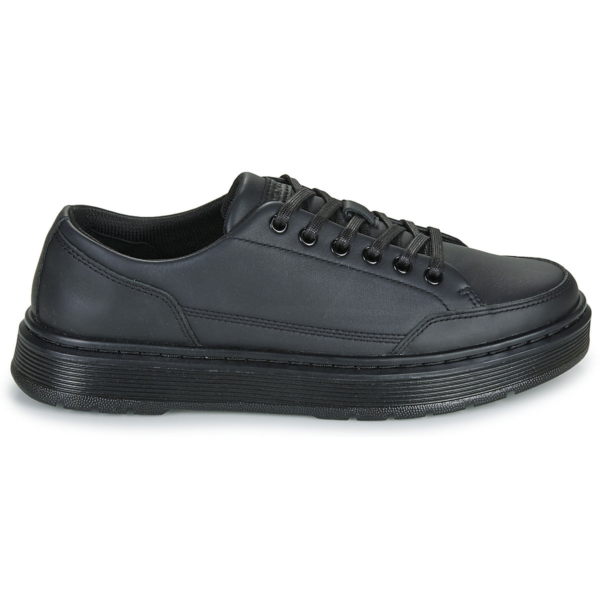 Sneakers Uomo Dr. Martens Brookline 6 Eye 6 Eye Shoe Black Classic Nappa Nero