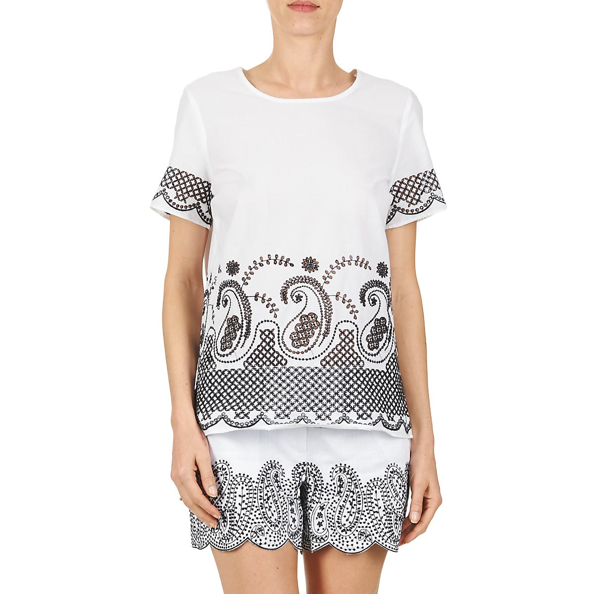 Camicetta Donna MICHAEL Michael Kors MS64KTX4AB Bianco