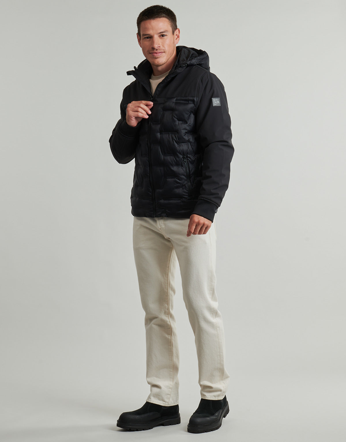 Giubbotto Uomo Le Temps des Cerises  REJAN  Nero