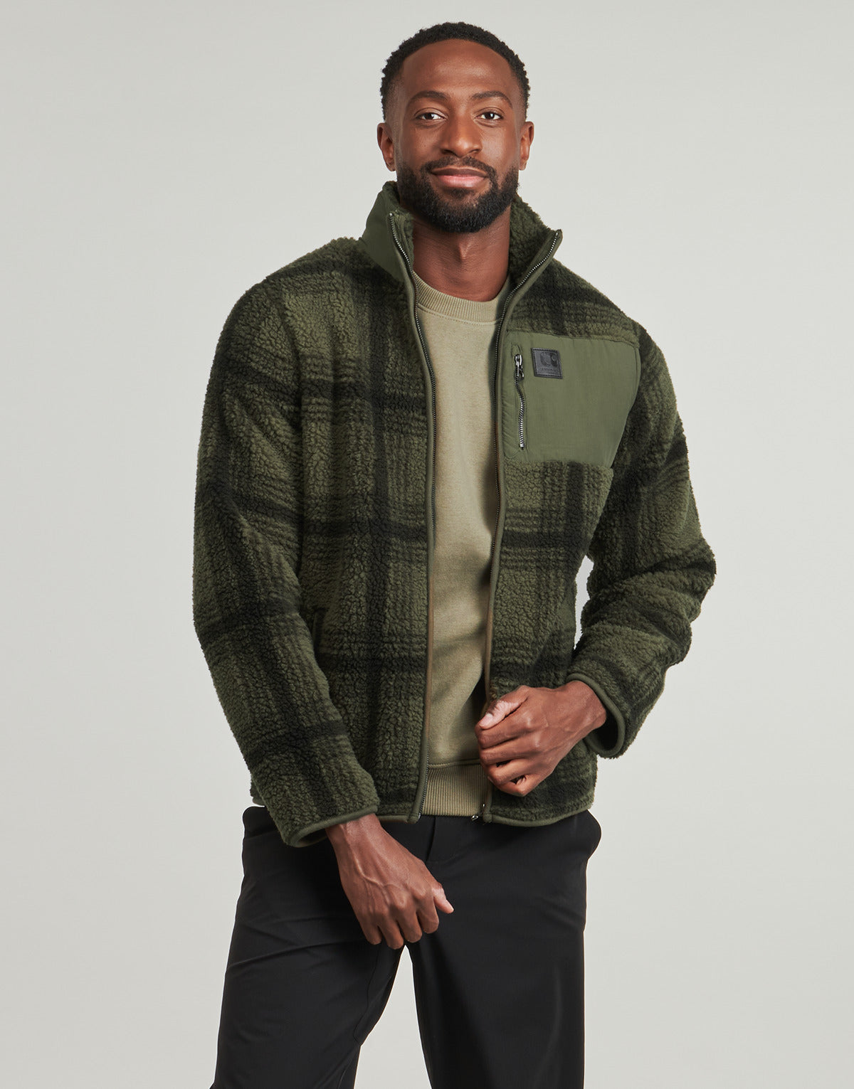 Felpa Uomo Le Temps des Cerises  CERAL  Kaki