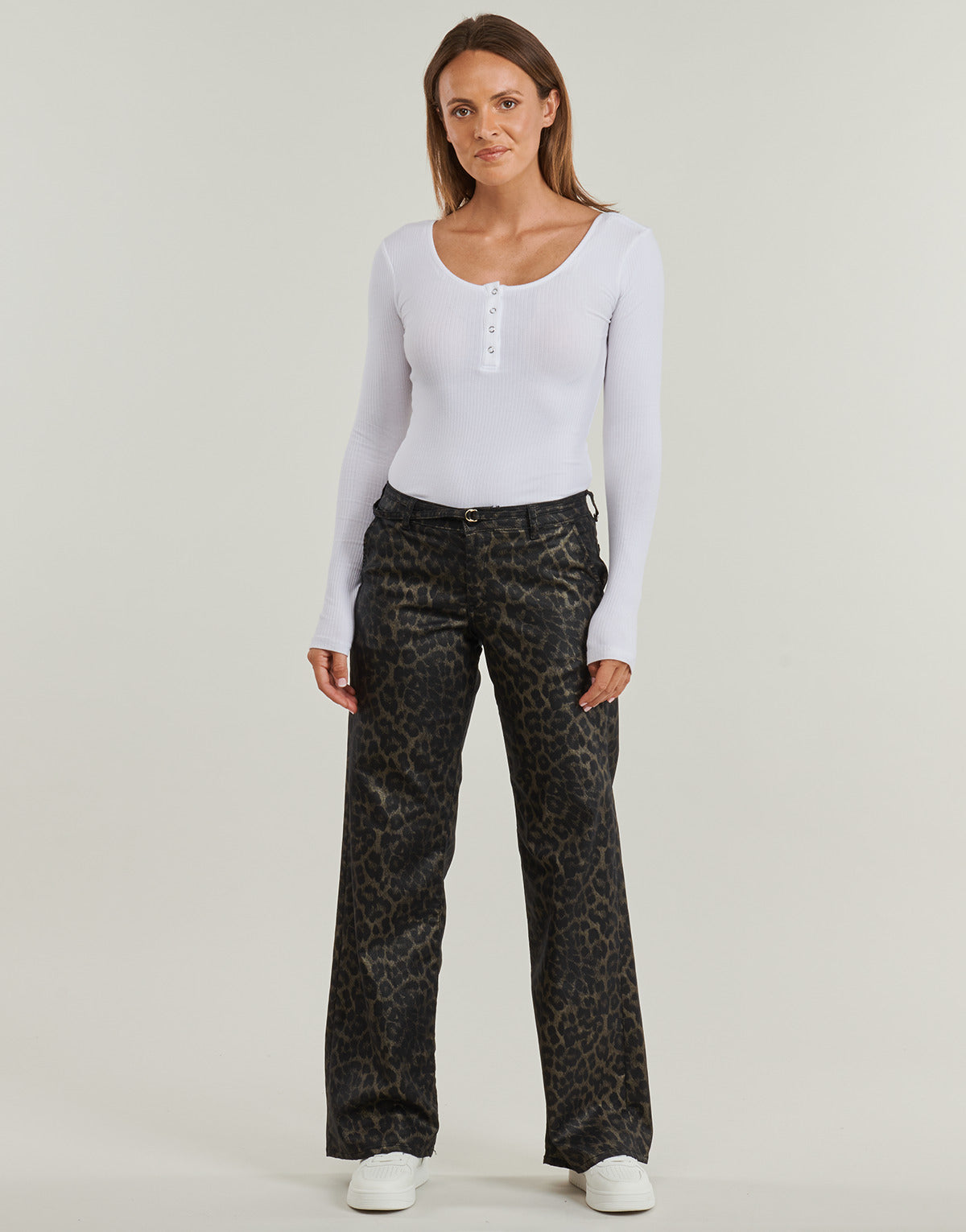 Pantalone Donna Le Temps des Cerises  TAHIS FLEXY  Marrone