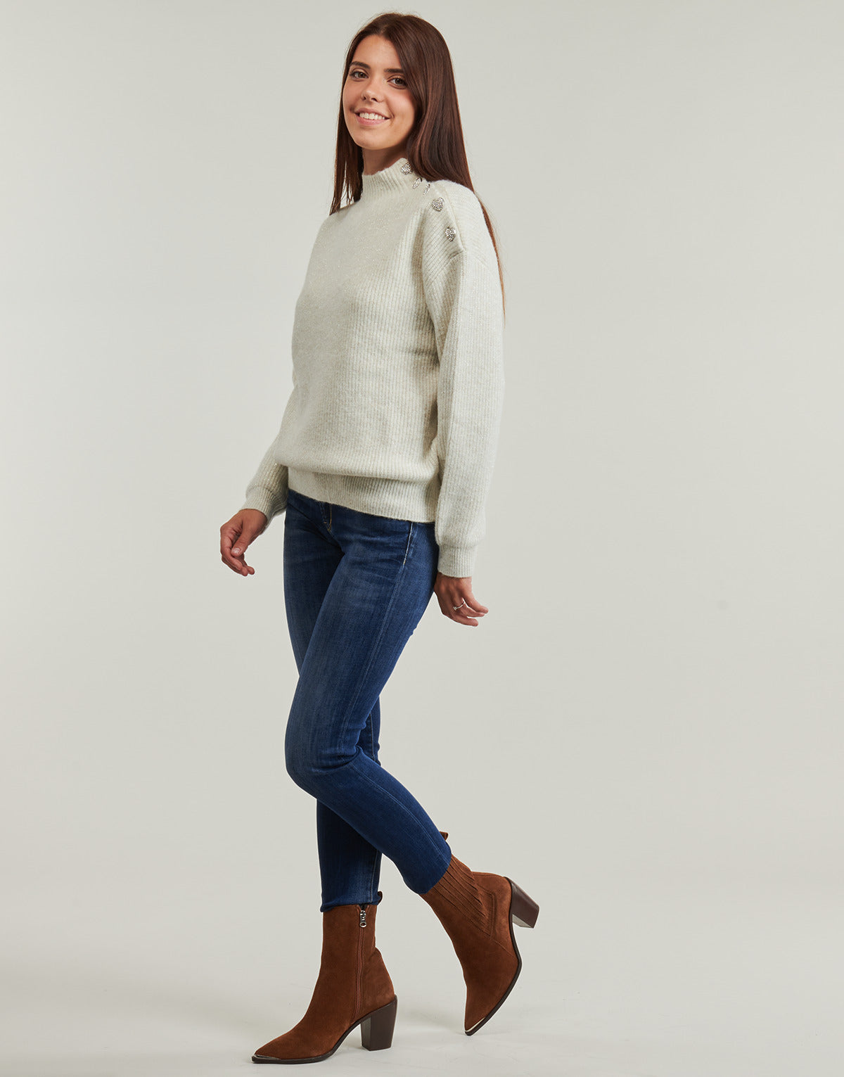 Jeans Slim Donna Le Temps des Cerises PULP MALLO Blu