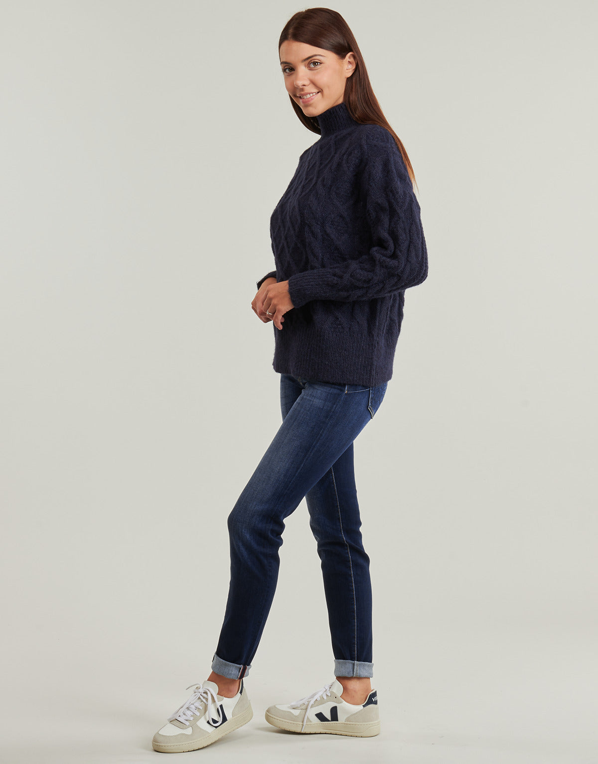 Jeans Slim Donna Le Temps des Cerises PULPHIGH NURMI Blu