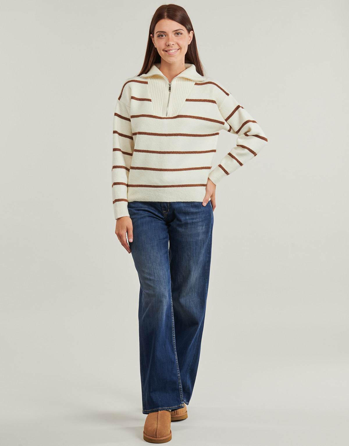 Jeans Flare Donna Le Temps des Cerises  LAURYN JAB  Blu