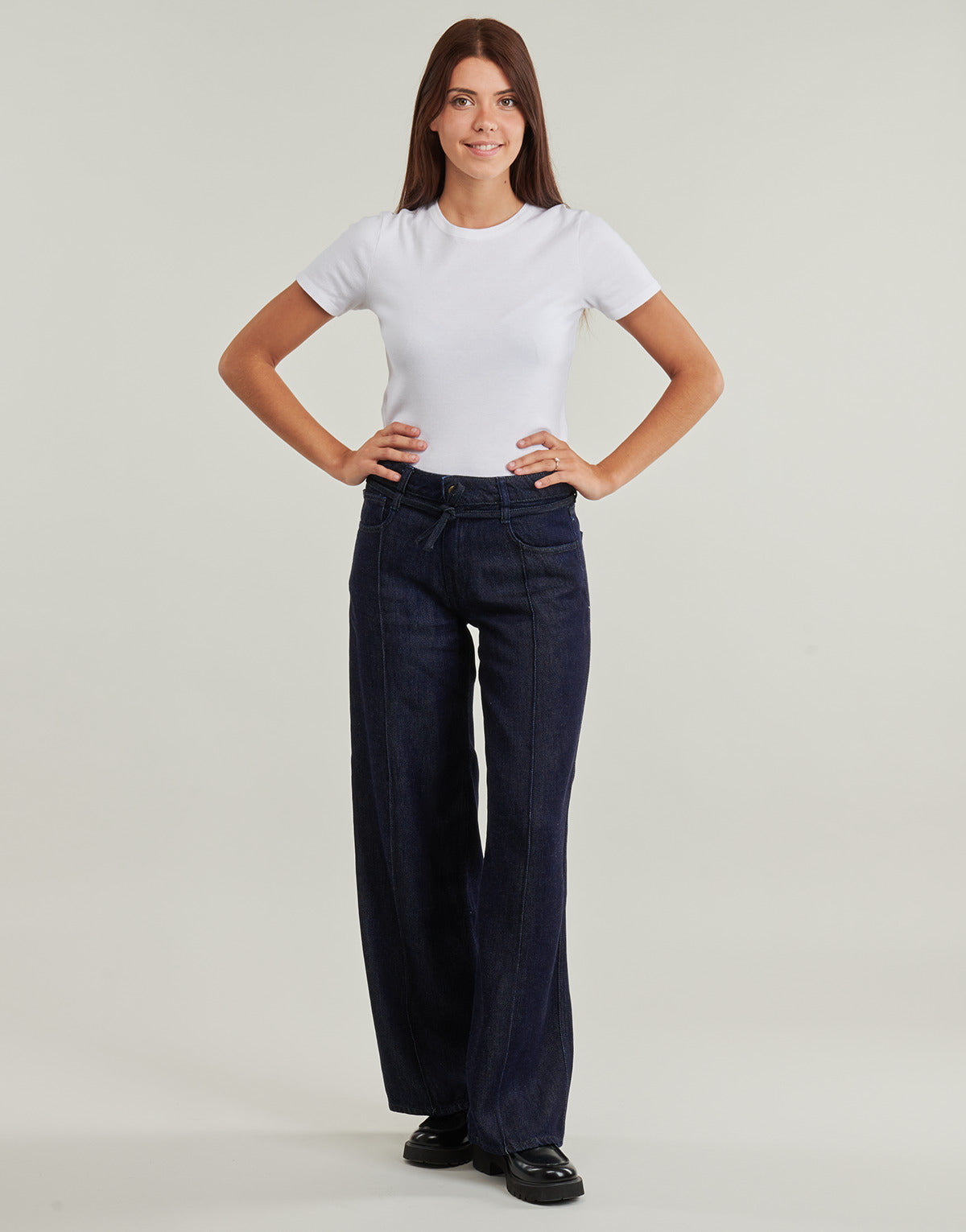 Jeans Flare Donna Le Temps des Cerises SCOTTY Blu