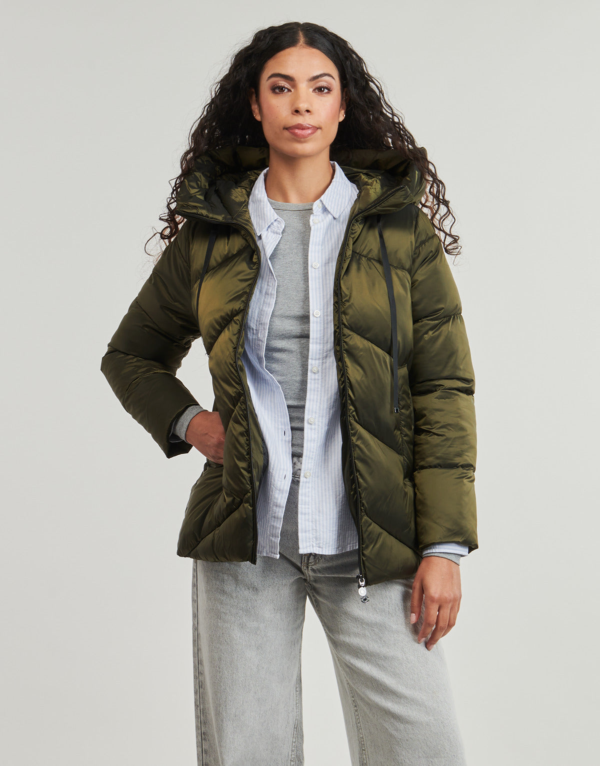 Piumino Donna Le Temps des Cerises  KILIA  Kaki