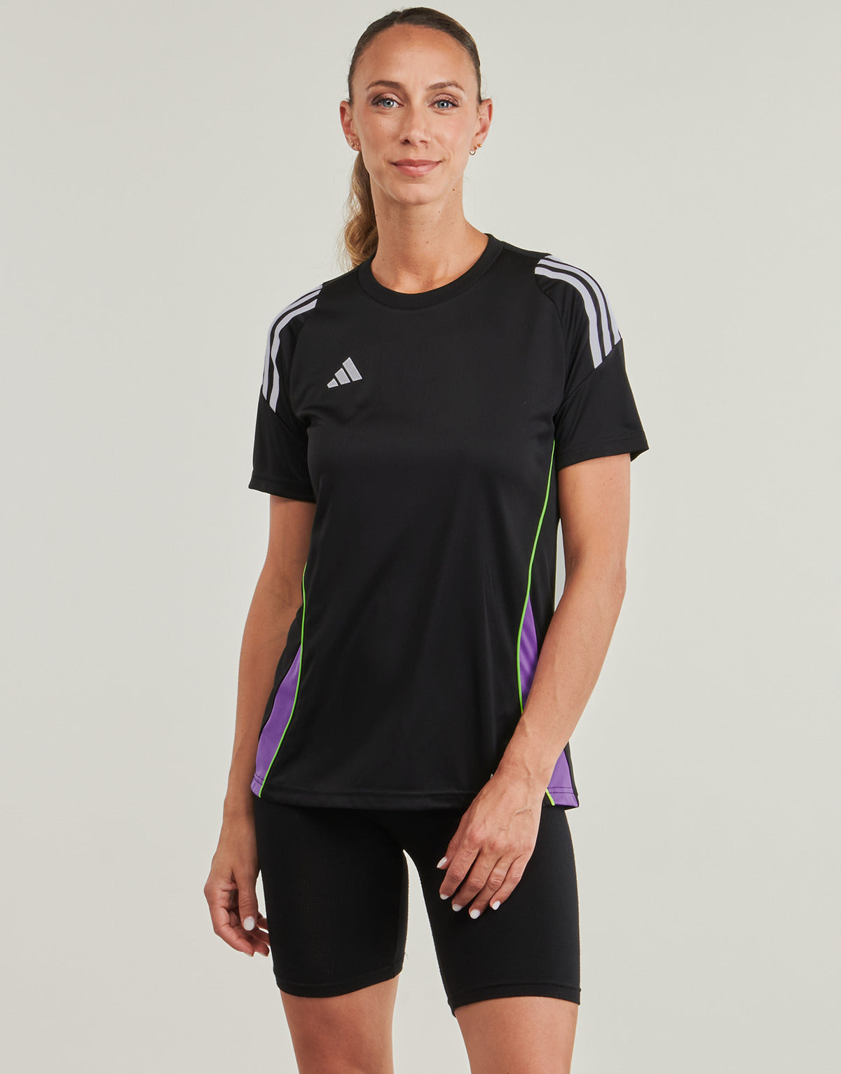 T-shirt Donna adidas  Tiro 24 Jersey  Nero