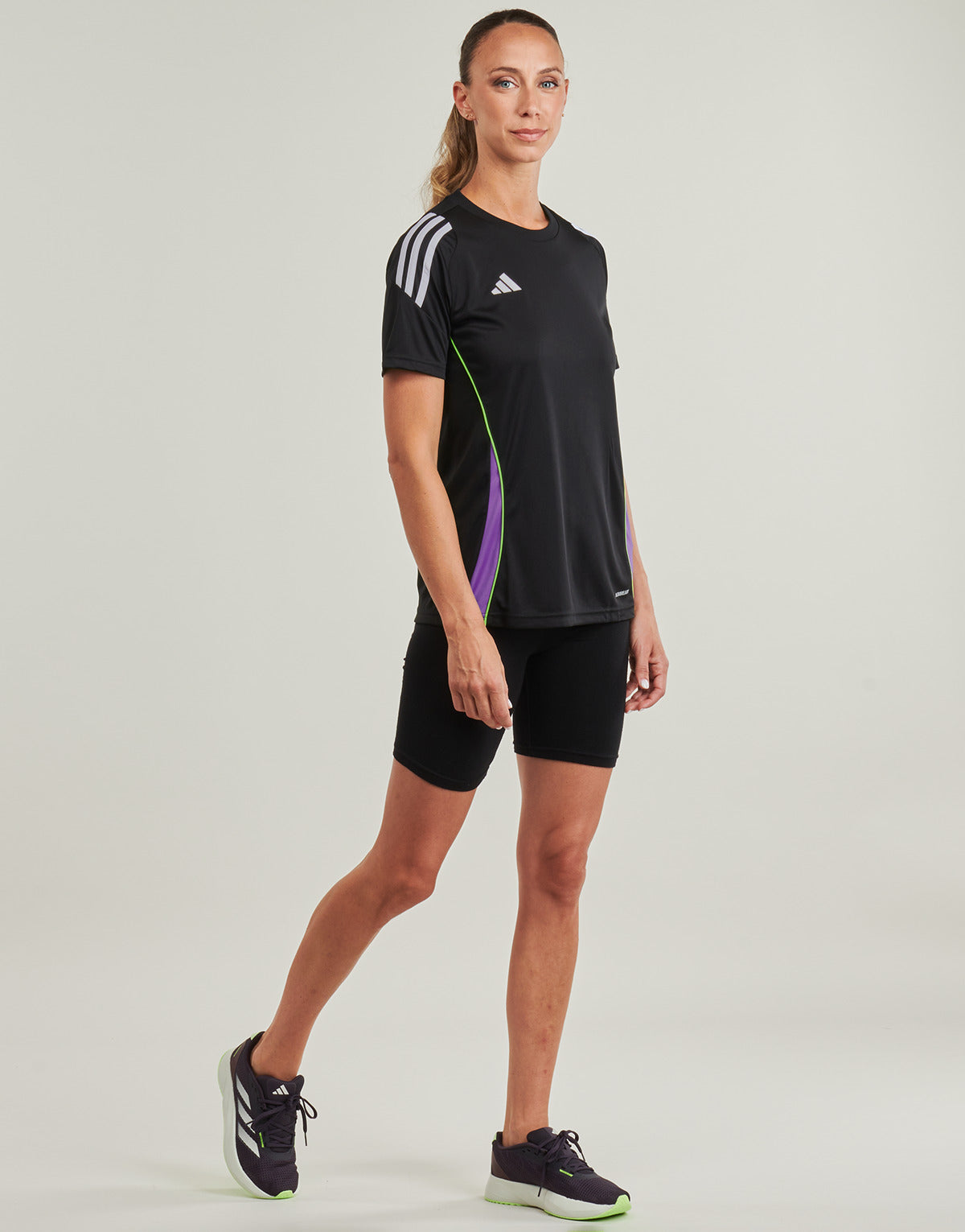T-shirt Donna adidas  Tiro 24 Jersey  Nero