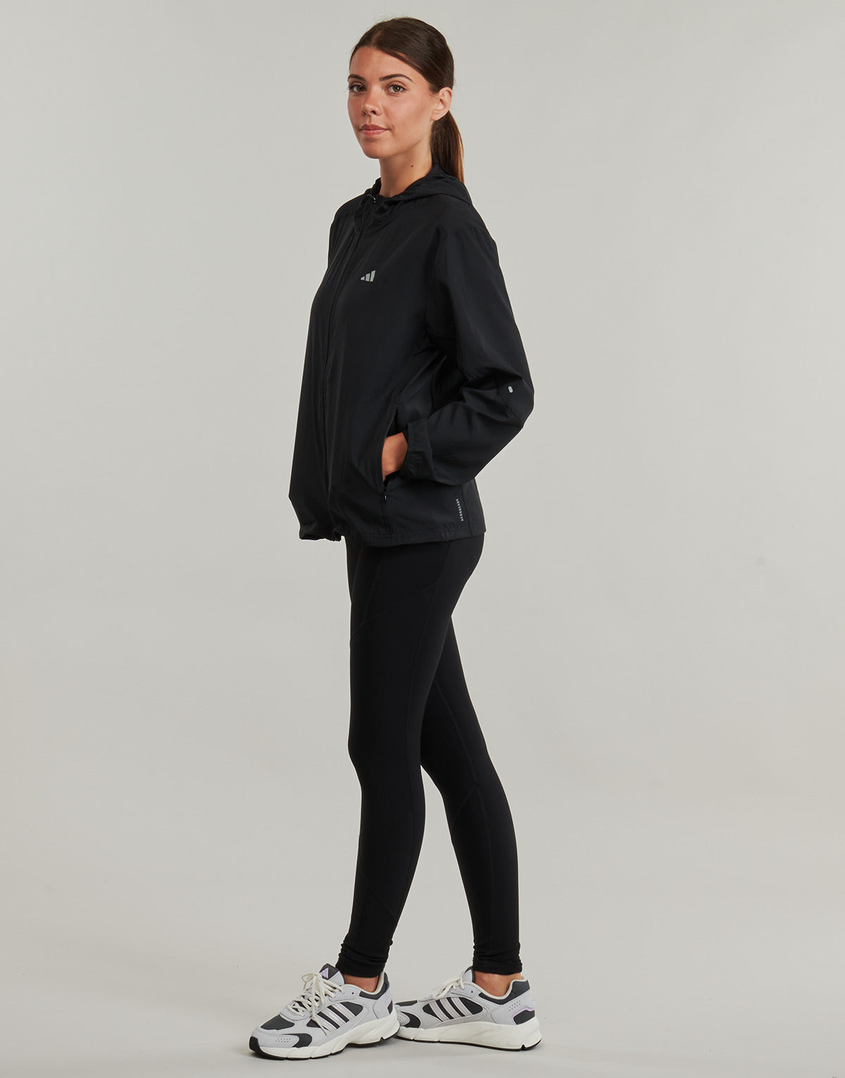 Giacca Sportiva Donna adidas Run It Jacket Nero