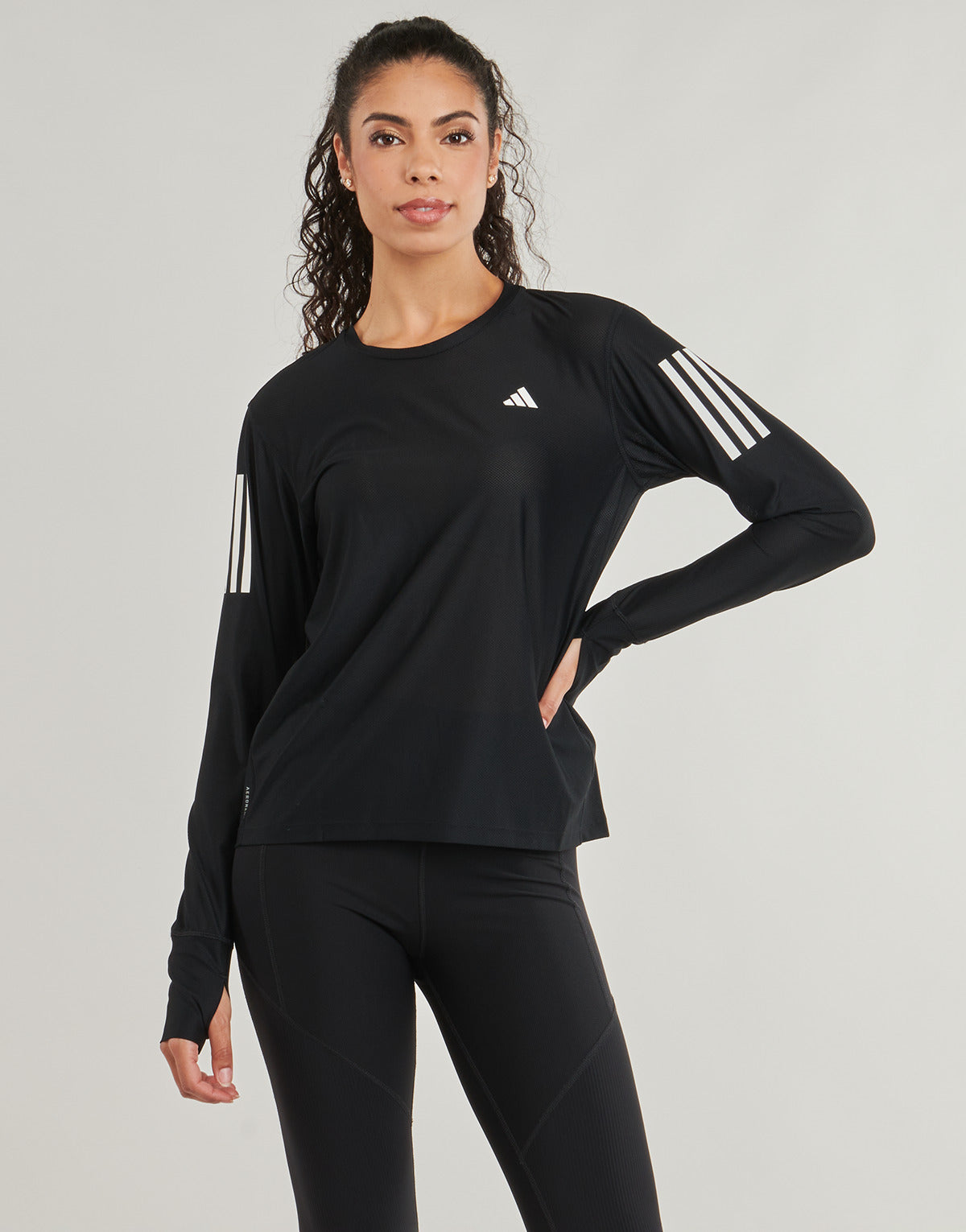 T-shirts a maniche lunghe Donna adidas Own The Run Long Sleeve Long-Sleeve Top Nero