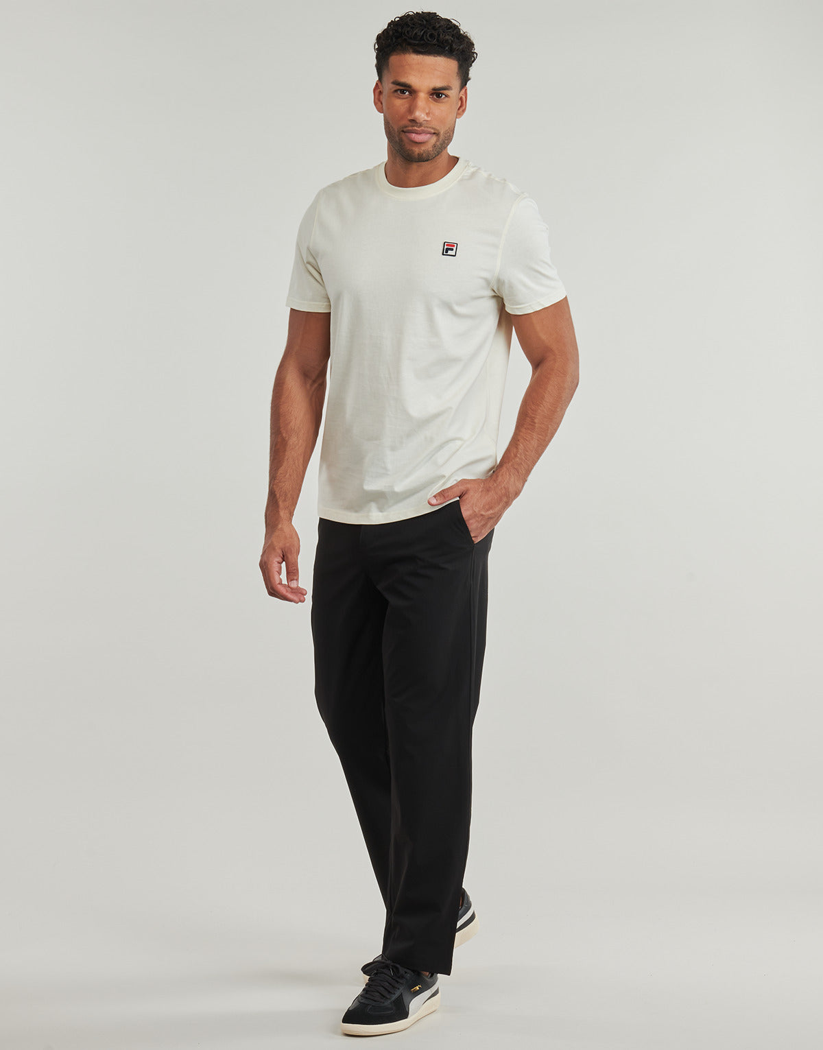 Pantalone Uomo Fila  HIGH TIDE RELAXED 4-WAY STRETCH TROUSERS  Nero