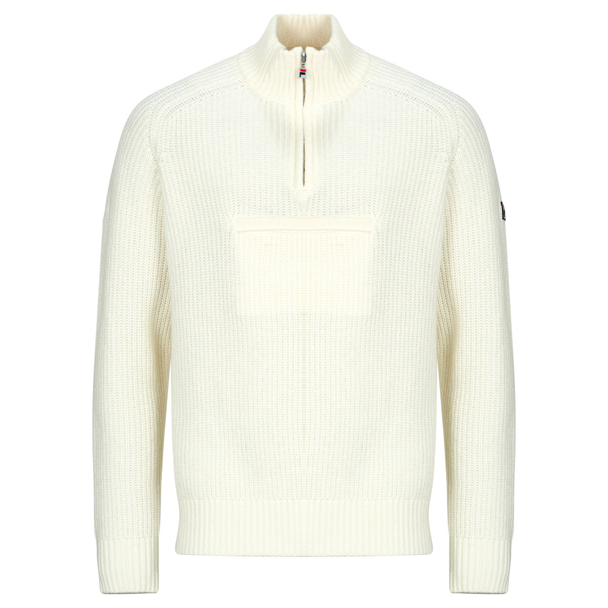 Maglione Uomo Fila  GIOVANNI RELAXED HALF-ZIP KNIT SAILING SWEATER  Bianco
