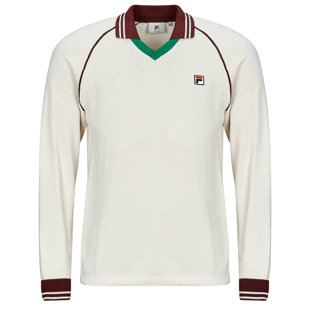 Maglione Uomo Fila  MOLINAZZO REGULAR KNIT POLO SWEATER  Beige