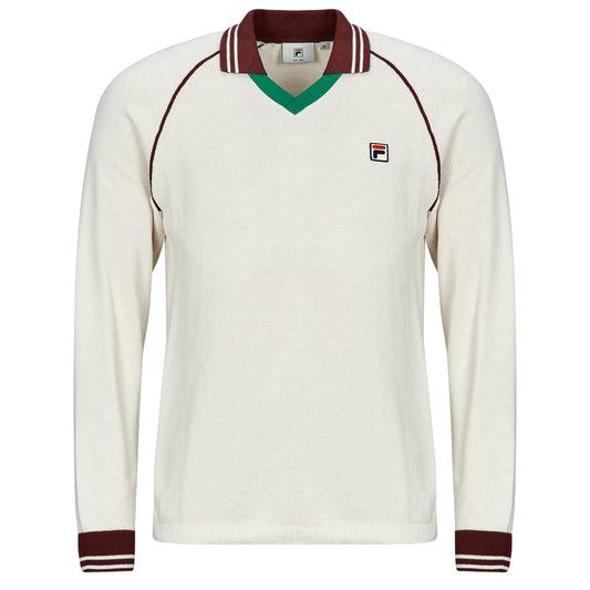 Maglione Uomo Fila  MOLINAZZO REGULAR KNIT POLO SWEATER  Beige