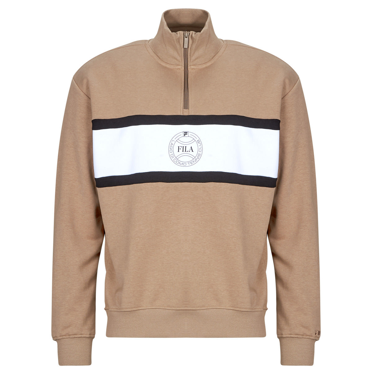 Felpa Uomo Fila  PARELLA LOOSE HALF-ZIP SWEATSHIRT  Beige