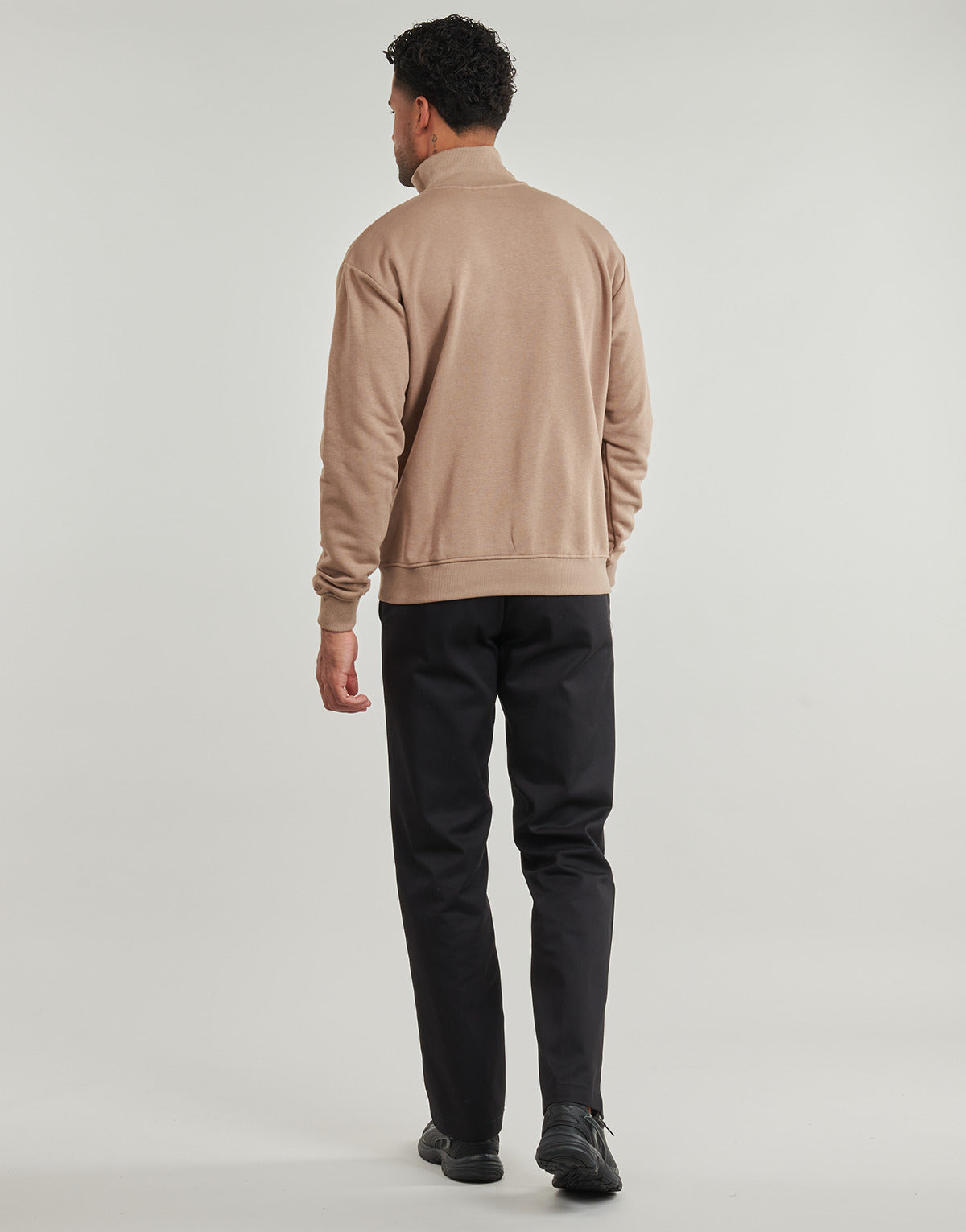 Felpa Uomo Fila  PARELLA LOOSE HALF-ZIP SWEATSHIRT  Beige